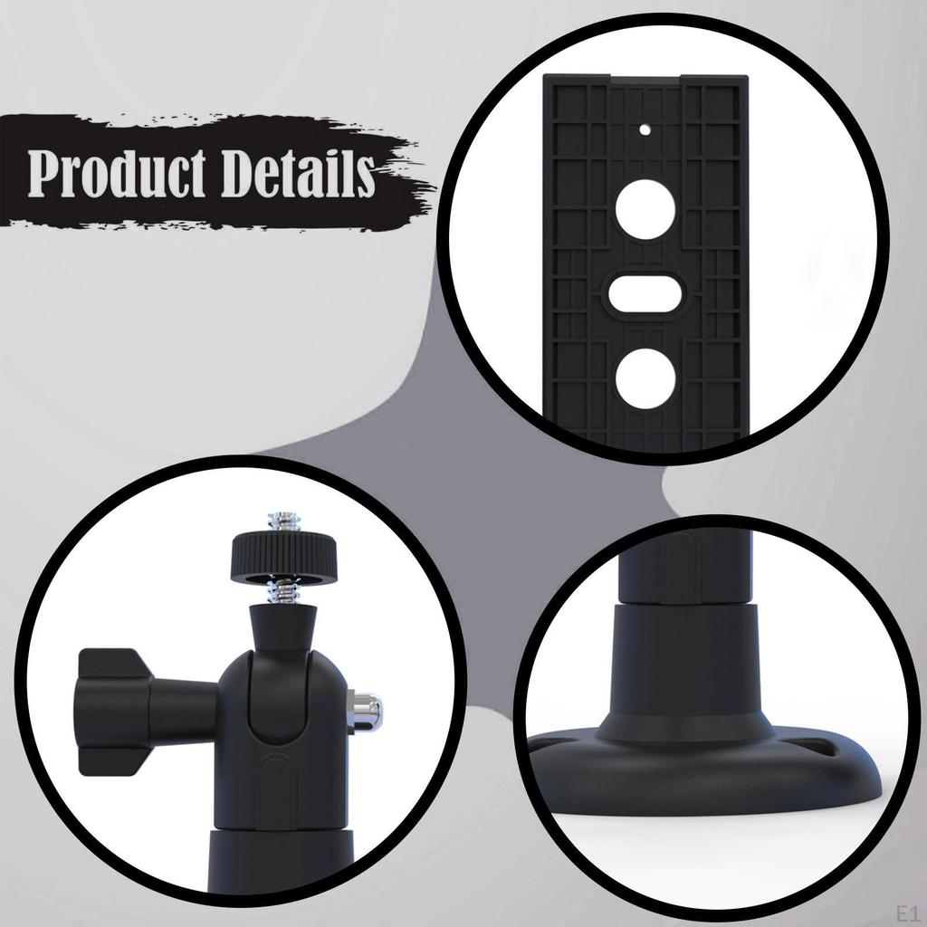 Camera Mount Bracket Security Adjustable Sturdy Metal Quick Installation Suitable