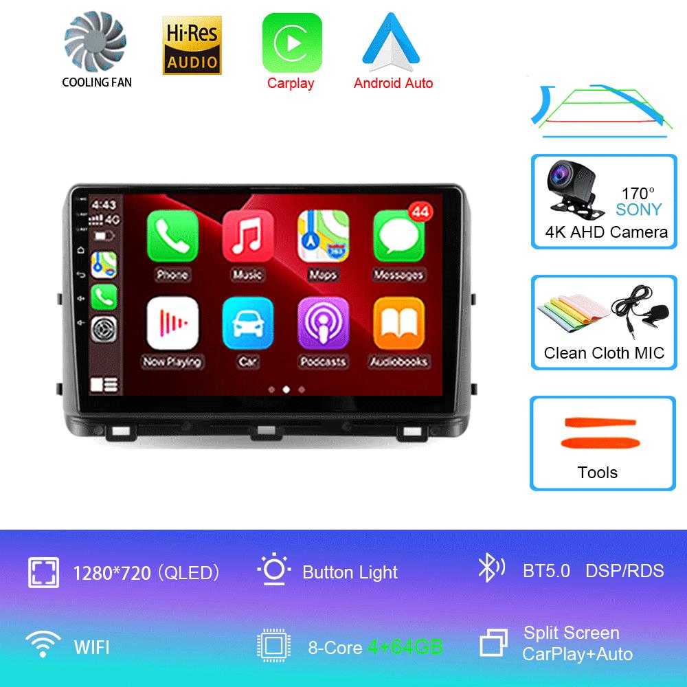 Android 14 For Kia Ceed 3 CD 2018 - 2022 Car Radio Multimedia Video Player Navigation GPS BT 5.0 DSP WIFI 4G Carplay 360 Camera