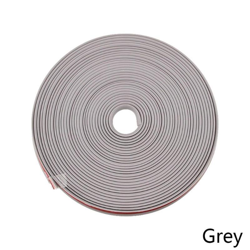 8M/ Rotolo Strisce per Cerchioni Auto Veicolo Colore Protezioni Cerchioni Ruota Striscia Decorativa Linea di Protezione Pneumatico Profilo in Gomma Striscia di Finitura Linea di Protezione Pneumatico