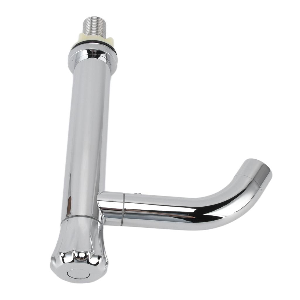 G1/2 Sink Water Faucet Stainless Steel Single Handle Faucet for Kitchen Washroom With Tube