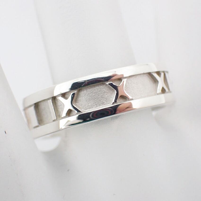 [Used] TIFFANY/Tiffany 925 Atlas Ring/Size 15/j44-1