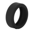 3PCS Silicone Ring Covers for Smart Ring Scratch Resistant Skin Friendly Elastic Ring Protector Protective Sleeve Black M for Size 11 12 13