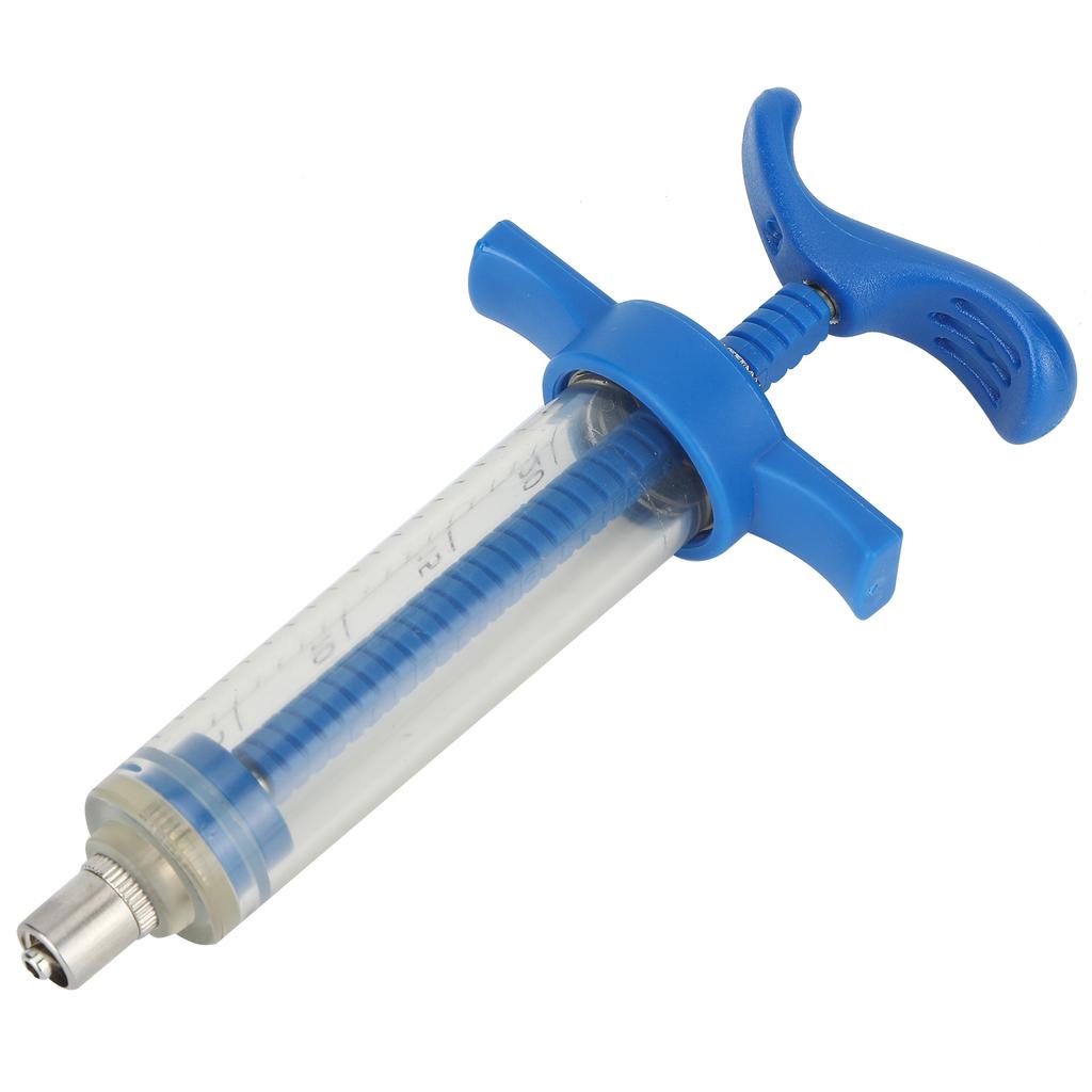 Kunststoffstahlspritze Tierinjektorspritze Zubehör Tierpflegeausrüstung20ML Kunststoff