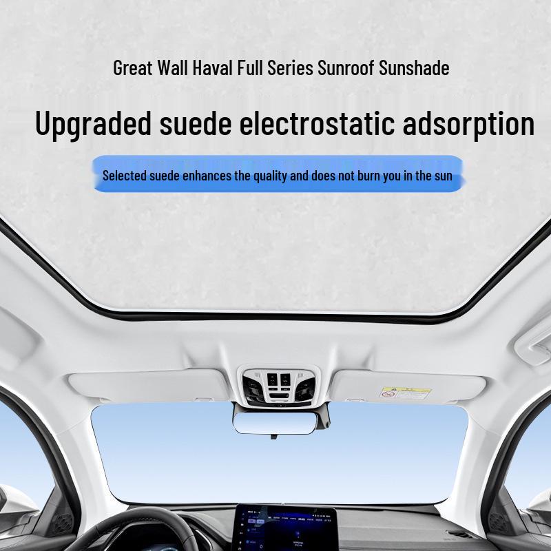 Haval F7/H5/H6 National Tide Series Sunroof Sunshade for H7/H8/H9 & Big Dog Xiaolong Models Grey White Electrostatic