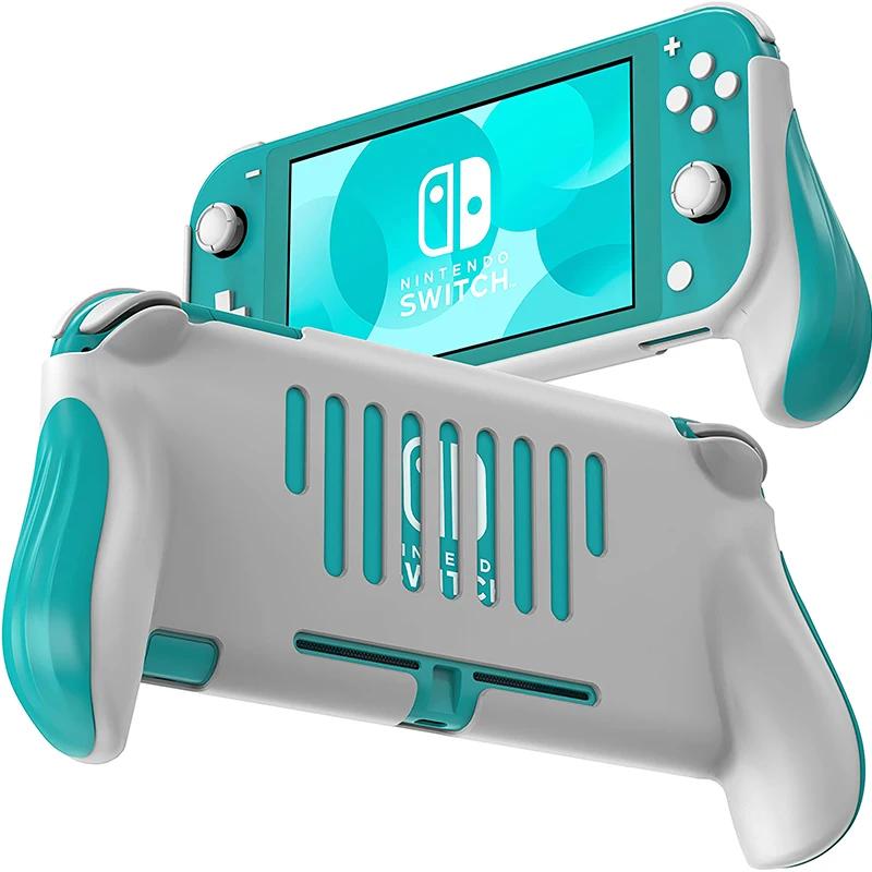 For Nintendo Switch Lite Grip Shock Proof Protection Cover Shell Ergonomic Handle Grip Console Cover Bracket Shell Accessaries
