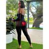 INS European and American Sexy Hollow out See-through Tight Jumpsuit Fishnet Clothes Female Sexy Jumpsuit Bodysuit