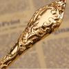 1pc/2pcs 5X Metal Handheld Magnifier Exquisite Carved Delicate Pattern for Reading Compact Retro Design with Vintage Charm