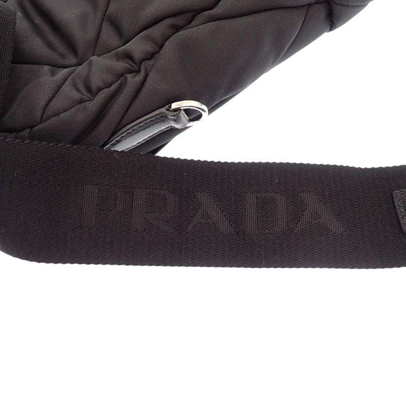 PRADA  1BZ052_2BYV_F0002 body bag black Nylon mens