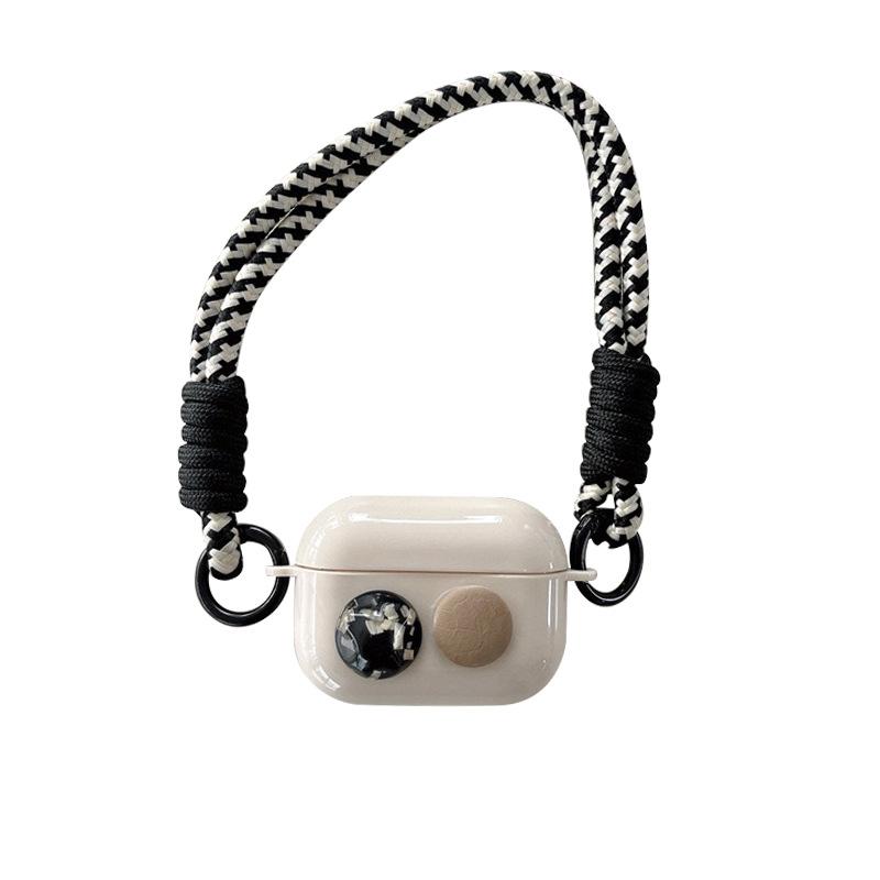 Niche Premium Gem Bluetooth Headset Case Protective Case Airpods Pro Women'S Lanyard Airpods 1 /2/3