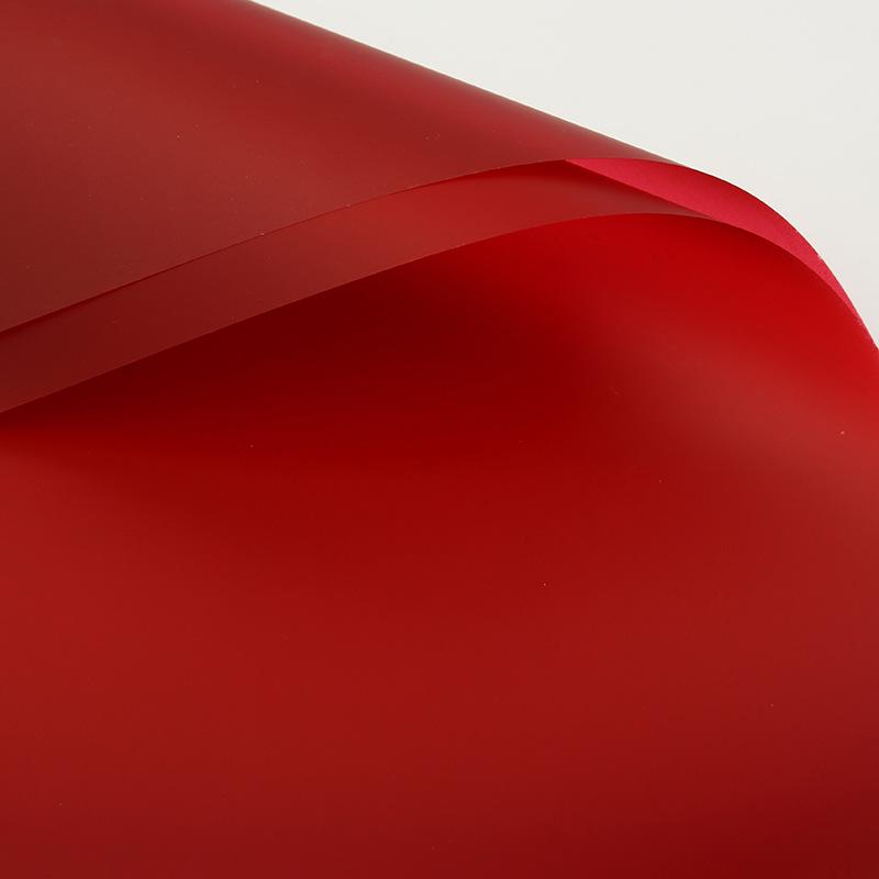 

Корейський матовий папір для пакування подарунків з квітковим принтом - Однотонний та елегантний для квіткових магазинів