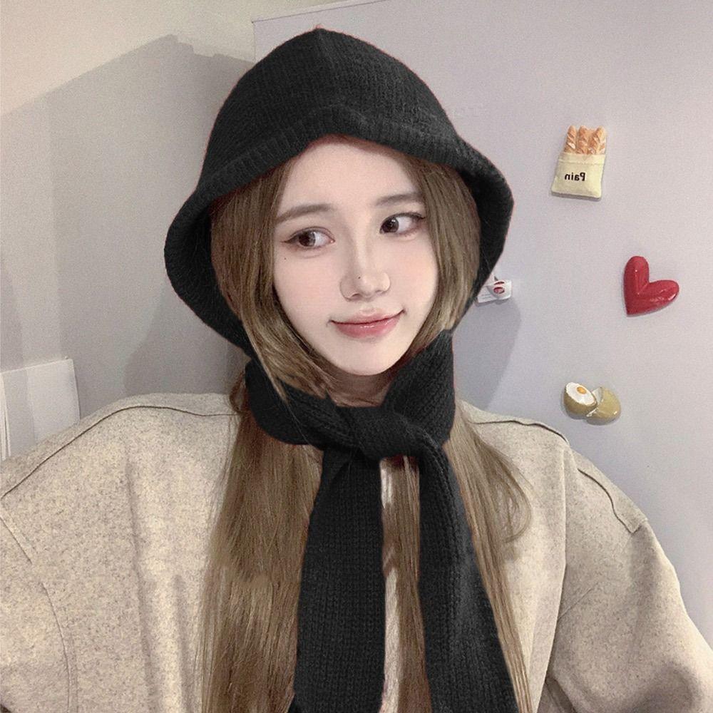 Thickened Winter Hat Cute Bomber Hat Fashion Bucket Hat  for Women