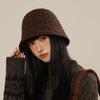 Fisherman Cap Warm Sun Bonnet Beanie For Outdoor Foldable New Casual Autumn Winter Women'S Knitted Bucket Hat