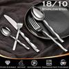 Stainless Steel Tableware,diamond Shaped Handle,dessert Spoon, Restaurant Steak Knife, Thickened Food Knife and Fork Cutlery Set