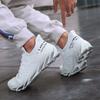 New Style Men 'S Shoes ,Knife -Edge Flying Woven Sports Shoes ,Breathable Running Shoes ,Men 'S Trendy Sports Large Size