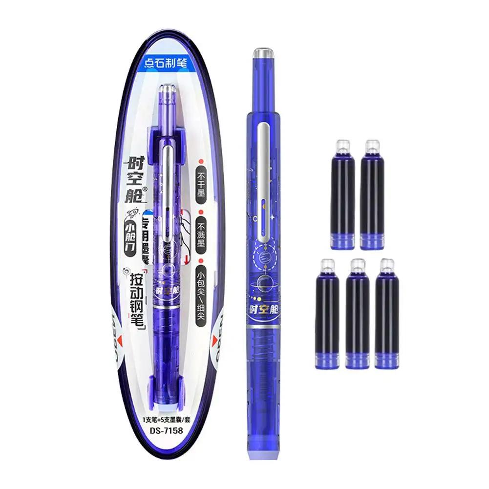 

For Timeless DS7158 Pilot Pen With Small Compartment Technology Inkless Writing Practice For Students Plastic Material Supp I6X3