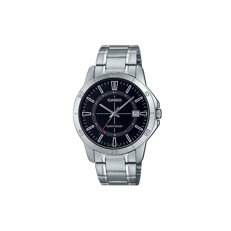 CASIO Men Standard Series Black Watch MTP-V004D-1C MTP-V004D-1C Black Dial