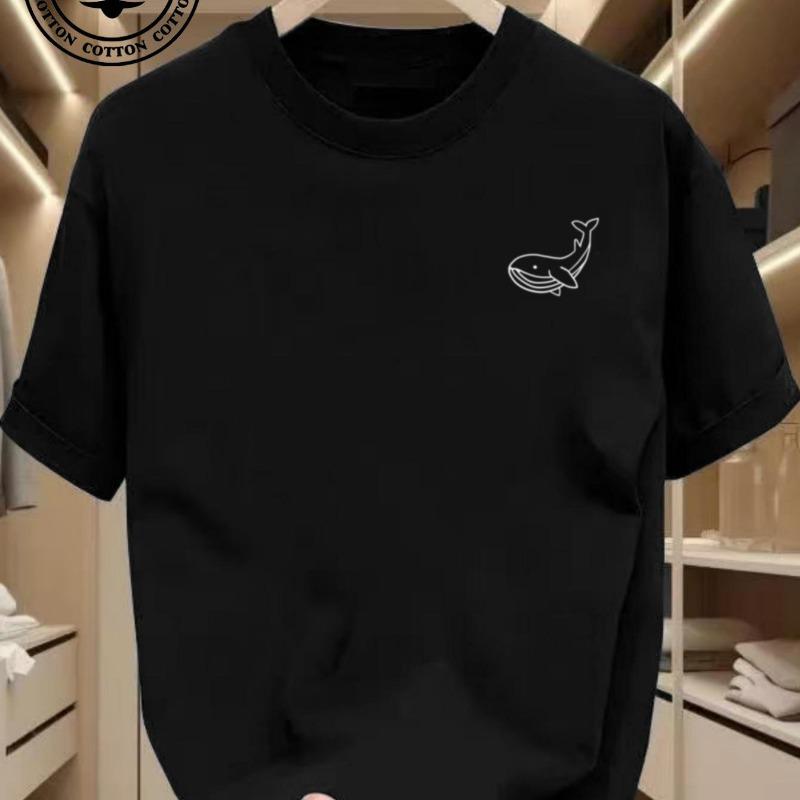 

Летняя женская футболка из 100% хлопка, повседневная, свободного размера, ИДЕАЛЬНО, с принтом букв, круглым вырезом, коротким рукавом, топ, модная повседневная футболка для мужчин 4XL