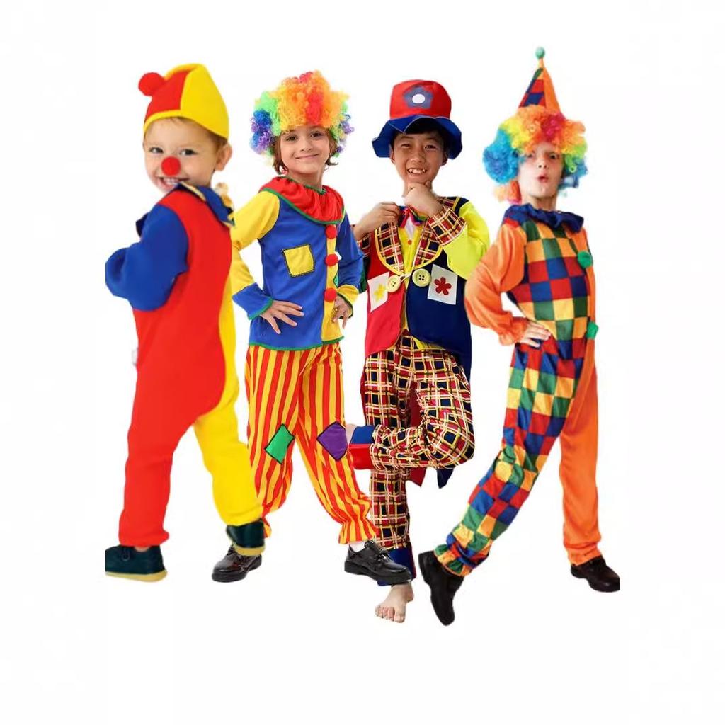 Kids Halloween Cosplay Costume Unisex Boys Girls Long Sleeve Top And Pants Set Fancy Dress For Party Carnival Holiday