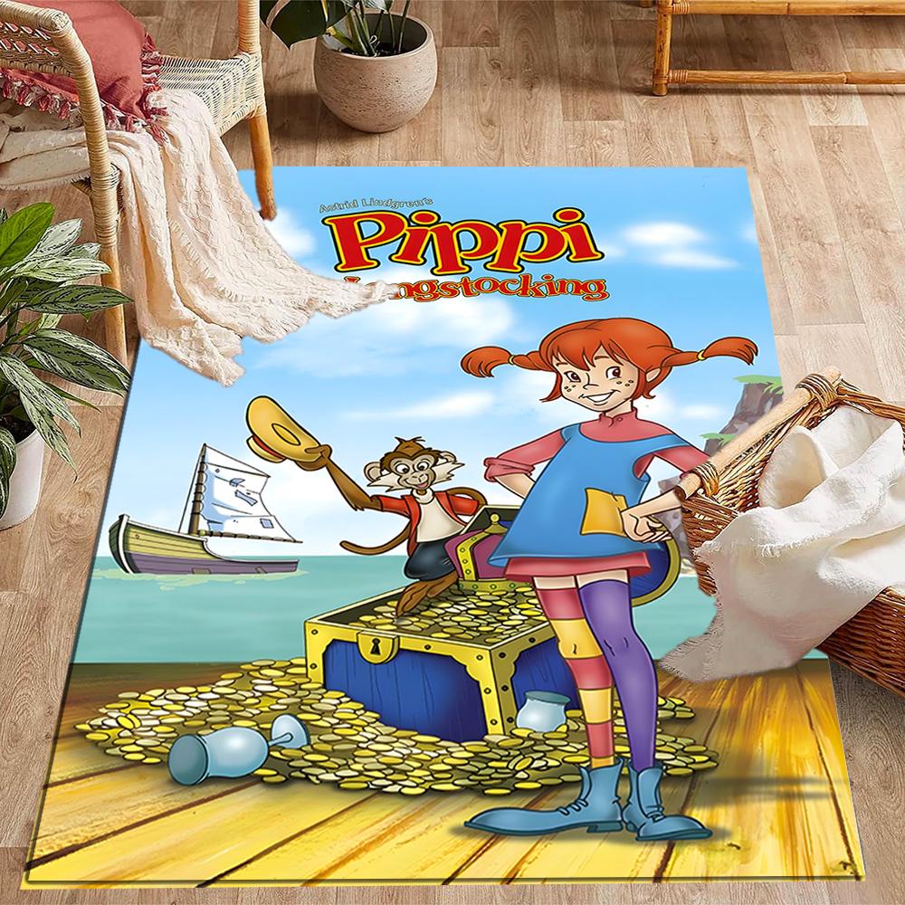 La Casa di Pippi. Tappeti Antiscivolo Tematici - Arredamento per la Casa in Poliestere, Adatti per Camere da Letto, Soggiorni, Ingressi, Studi e Decorazioni