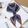 Korean Fashion Silk Scarf: Versatile Women's Neck Decoration for Spring & Autumn
