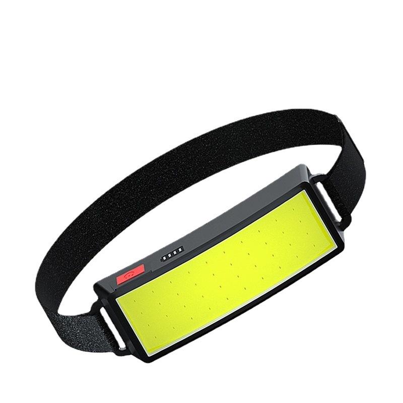 New USB Rechargeable Soft Headlamp Outdoor Headset Camping Light LED Flood Lighting Night Fishing Portable Headlamp
