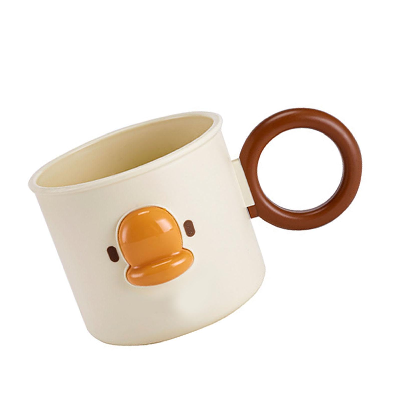 

Cartoon Toothbrush Cup Round Water Mugs Tooth Brush Holders for Household Travel