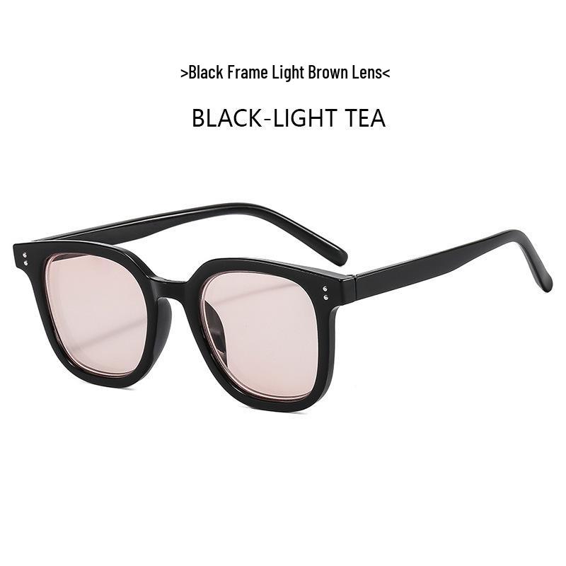 Dámské sluneční brýle s velkým rámem ve stylu korejských influencerů