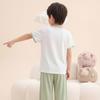 Fenteng [Cooling Sensation, Lyocell 7A Antibacterial] 26 Year Spring/summer New Short Sleeved Home Suit Set, Boys' Pajamas