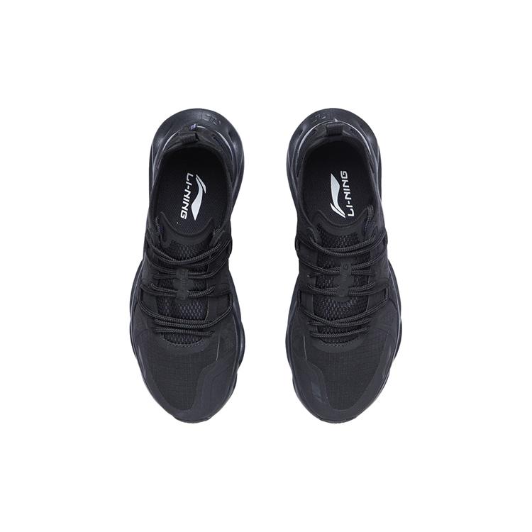 New LINING Li Ning Arc Running Shoes Women's Low Top Black ARHQ088-10