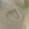 Macaron Color Anti-lost Card Holder Spring Rope Work Card Lanyard Elastic Rope Elderly Student Access Control Card Lanyard