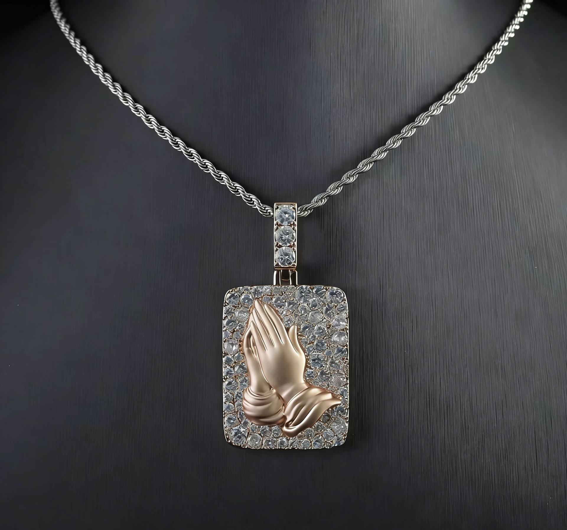 LEPAI Wholesales Zircon Pendant Necklace Fashion Pendant Necklaces Fine Pendant Necklaces Man серебряный