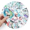 50 Hatsune Miku Graffiti Stickers for Suitcase, Laptop, Car, and Skateboard Decoration