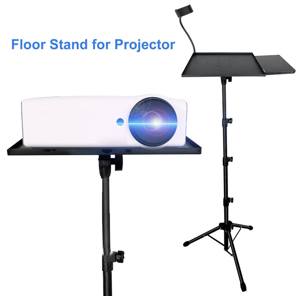 Projector Tripod Stand Universal Laptop Stand with Tray Adjustable Height from 24 63 inch