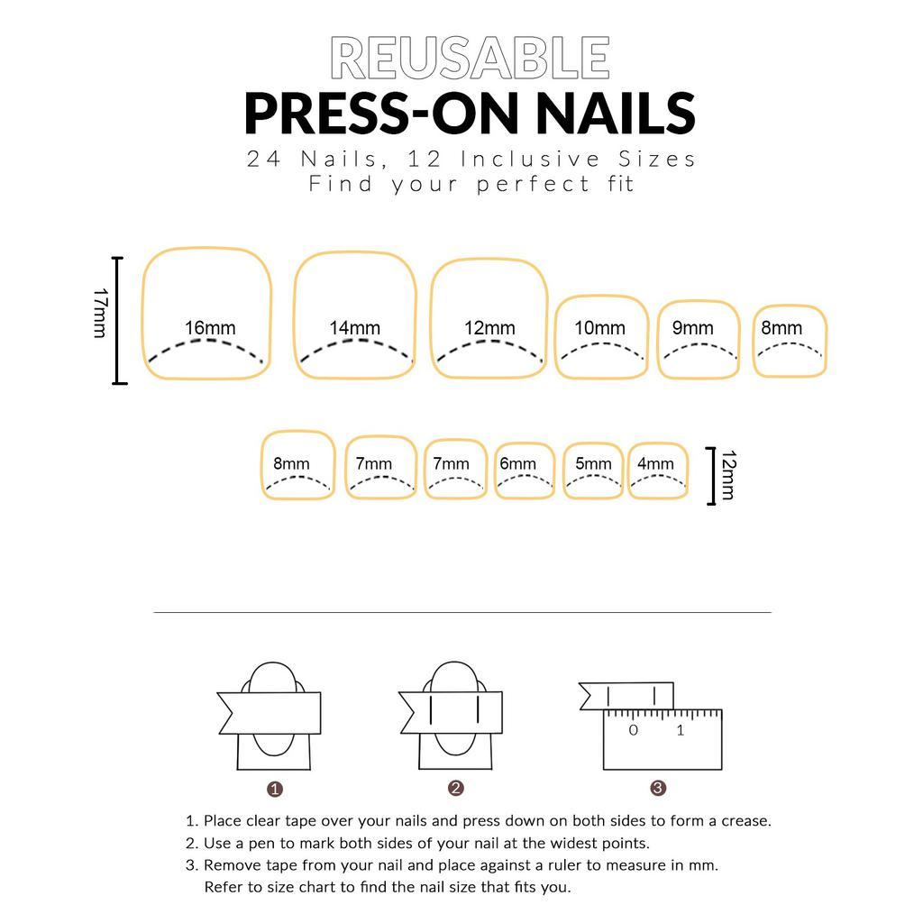 White-Black Polka Dot Press On Nails 24 Pieces Resin Durable Wearable Fake Nails For Women