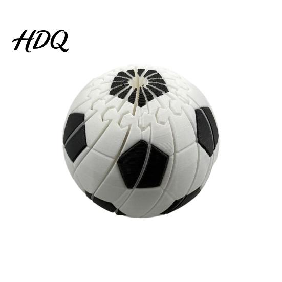 Football Fidget Toy 3D Printed Twisting Toy Stress Relief Slippery Soccer Articulated