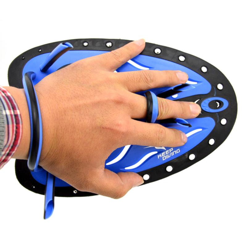 1 pereche Vâsle de înot Reglabile pentru antrenament cu aripioare de mână pentru scufundări Mănuși cu vâsle Padele pentru sporturi nautice