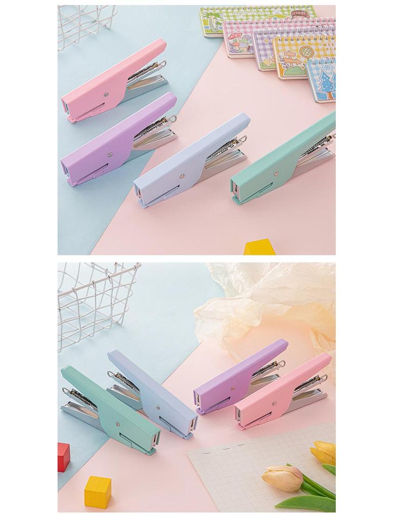 Macaron Color No. 10 Labor-Saving Handheld Stapler - Durable and Compact