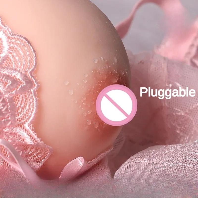 Künstliche Brüste aus Silikon für Männer, Masturbation, Sexspielzeug, realistische weiche Brust, Vagina für erwachsene Männer, sexy Brüste, Produkte für Erwachsene ab 18 Jahren