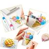 Magic Canvas Sponge DIY Creative Activity Bubble Popcorn Drawing Pen 12 Colors 3D Art Safe Puffy Pen Texture Painting Kit