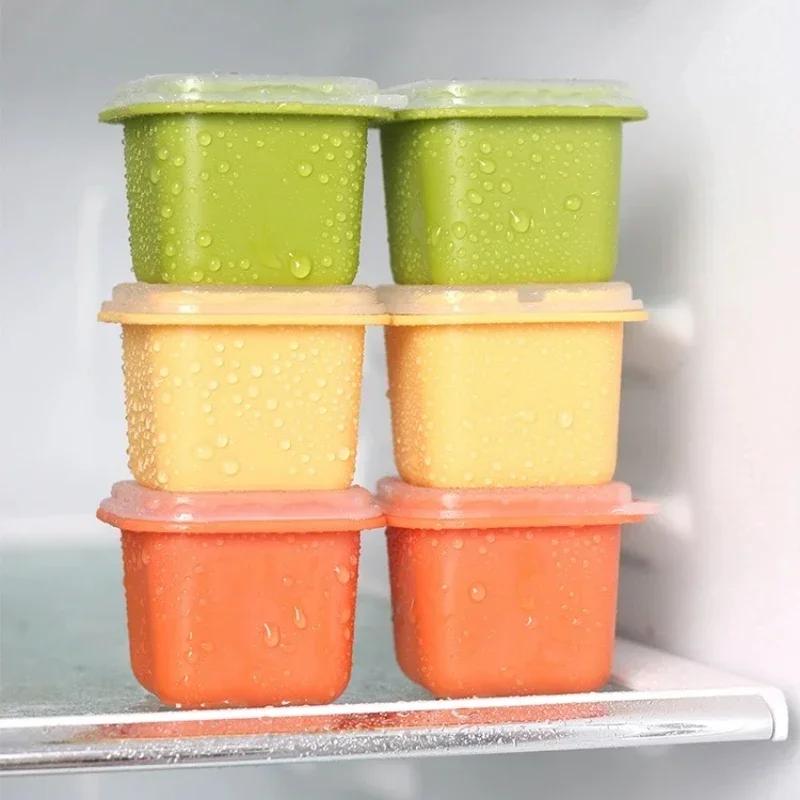 1-4 STK Mini Eiswürfelbereiter Quadratische Eis-Hockey-Form Gelee-Pudding Joghurt Eiswürfelform Wiederverwendbares Gefrier-Gadget für Whiskey-Getränk