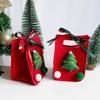 Christmas Gift Bag, Gift Bag, Handbag, Large Cloth Bag, Christmas Eve Tote Bag, Candy and Apple Packaging