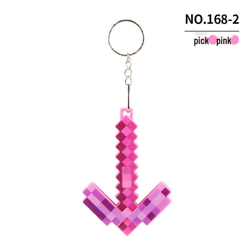 Svítící Pixelová Lektvarová Krumpáč Klíčenka Přívěsek na Batoh - Kreativní Hračka Příslušenství