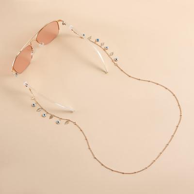 Accessories, Mini Devil'S Eye Premium Sense Glasses Chain, Leaf Pendant, Mask, Lanyard Face Chain, Female