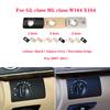Car Interior Headlight Switch Panel Trim Head Lamp Button Panel Replacement For Mercedes Benz ML GL W164 X164 300 350 450 500