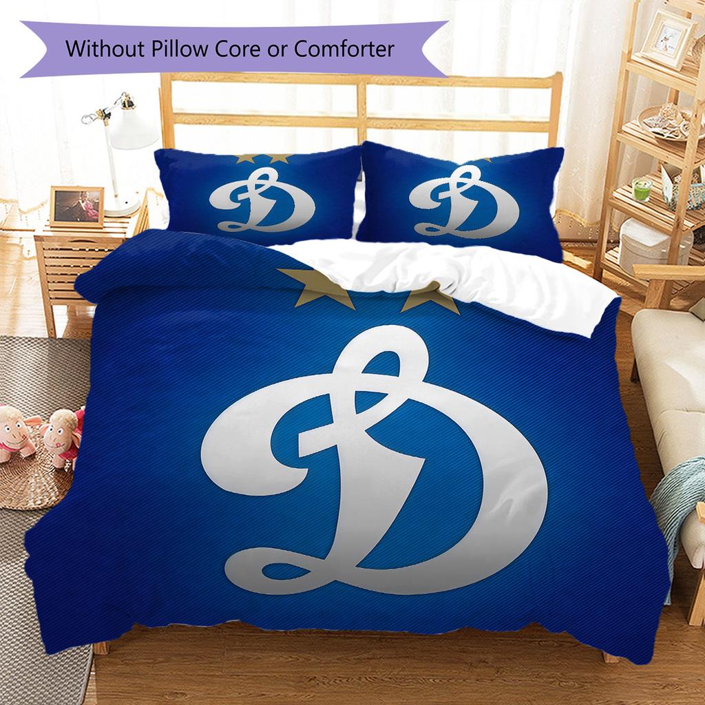 Dynamo Moscow Roar Bedding Quilt Set Quilt Cover Pillowcase Home Decoration Birthday Gift (1 * duvet cover + 2 * pillowcase, without core)