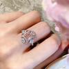 Pink Diamond Ring & Necklace Set: High-End Gemstone Jewelry for Women