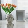 Art Plaster Head Teaching Aids Simulation Head Classroom Version Sketch Mini Ornaments Head Plaster Resin E4C6
