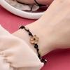 Chic Blossom Peach Adjustable Bracelet For Women Featuring Delicate Design Floral