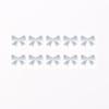 10PCS Planar Resin Bowknot Patches Small Dot Pattern for Scrapbook Diy Hairpin Decoration