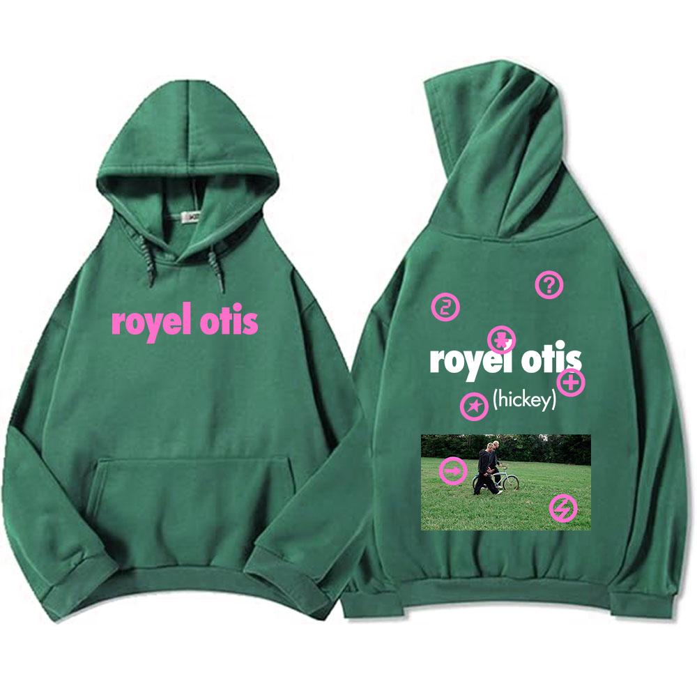 Royel Otis Hickey Hoodies Long Sleeve Autumn Male Sweatshirts Fashion Hooded Graphic Printing Pullovers Casual Fleece Men Hoodie